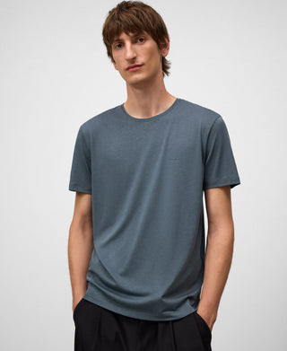 Camiseta Manga Corta con Logo Bordado