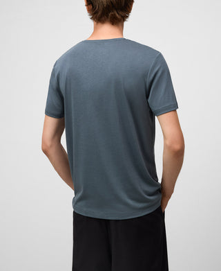 Camiseta Manga Corta con Logo Bordado