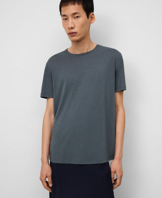 Camiseta Manga Corta con Logo Bordado