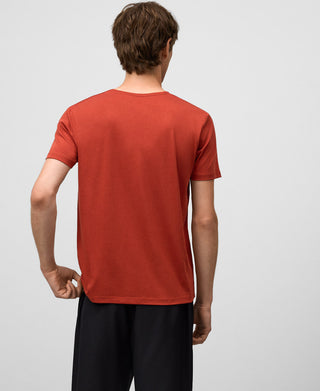 Camiseta Manga Corta con Logo Bordado