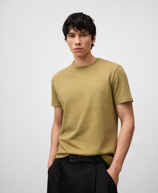 Camiseta Manga Corta con Logo Bordado