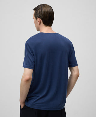 Camiseta Manga Corta con Logo Bordado