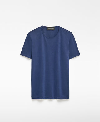 Camiseta Manga Corta con Logo Bordado