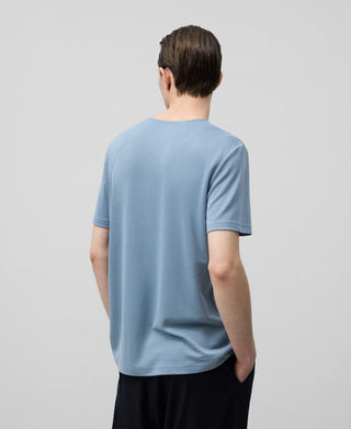 Camiseta Manga Corta con Logo Bordado