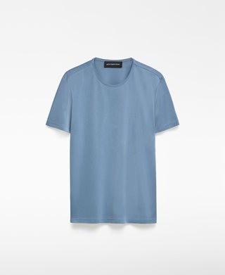 Camiseta Manga Corta con Logo Bordado