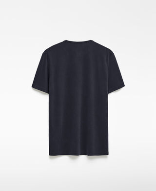 Camiseta Manga Corta con Logo Bordado