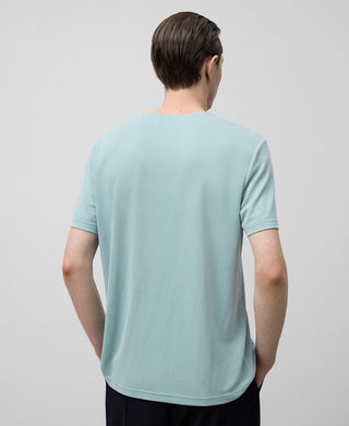 Camiseta Manga Corta con Logo Bordado