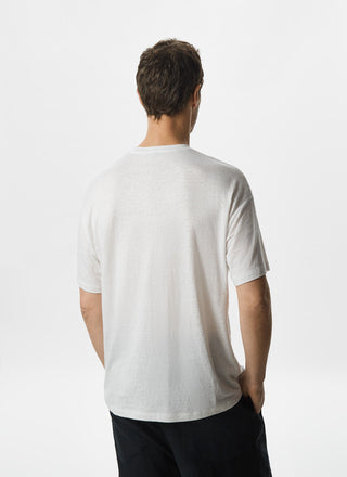 Camiseta Manga Corta con Cuello Redondo