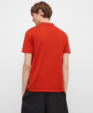Regular Fit Short Sleeve Polo with Logo