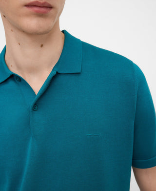 Regular Fit Short Sleeve Polo with Logo