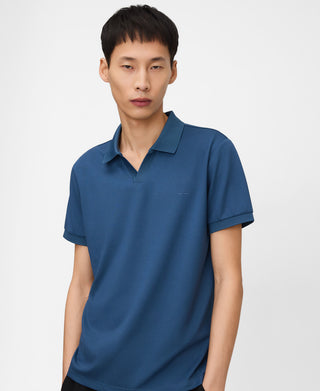 Polo Manga Corta con Cuello V