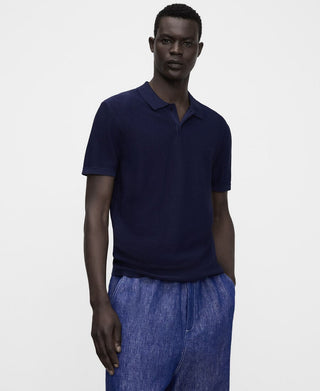 Regular Fit Short Sleeve Polo with Logo