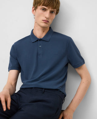 Polo Manga Corta de Algodón con Logo