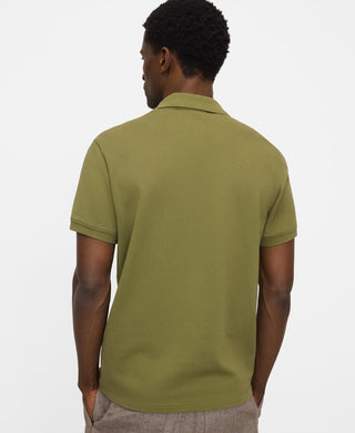 Polo Slim Fit con Detalle Cremallera
