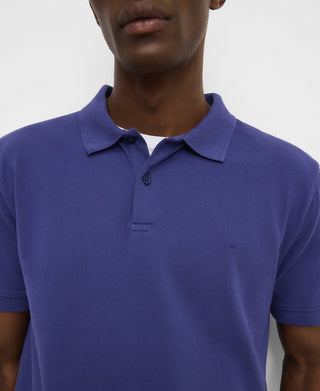 Polo Manga Corta con Logo de Algodón