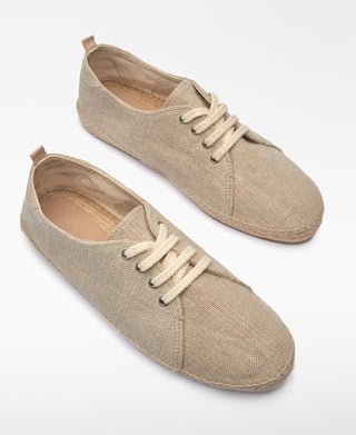 Zapato de Yute con Suela en Contraste.