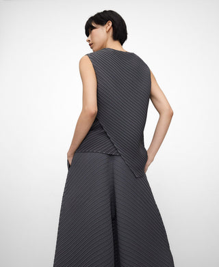 Asymmetrical Crinkle Blouse