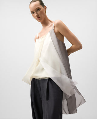 Blusa de Tirantes con Capas Superpuestas
