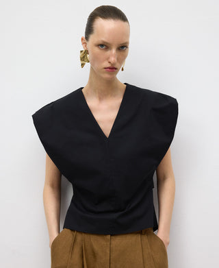 Camiseta Oversize con Mangas Volumen