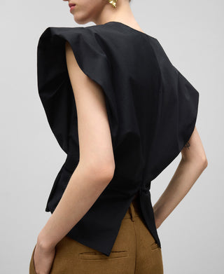 Camiseta Oversize con Mangas Volumen