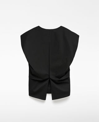 Camiseta Oversize con Mangas Volumen