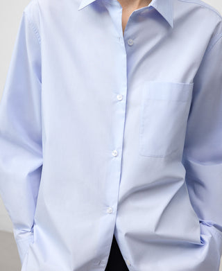 Camisa Manga Larga con Bolsillo