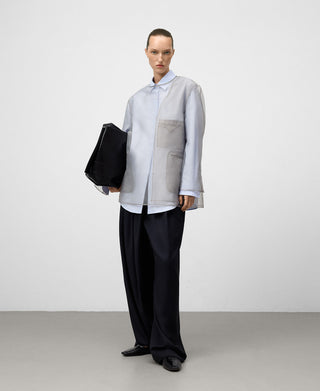 Camisa Manga Larga con Bolsillo