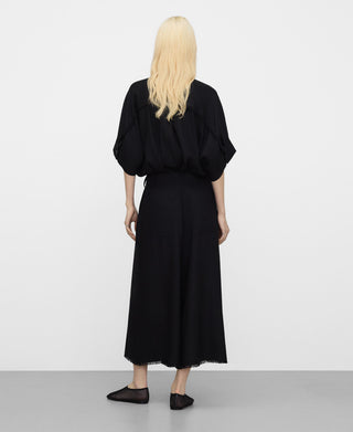 Camisa Oversized Manga Corta Desflecada