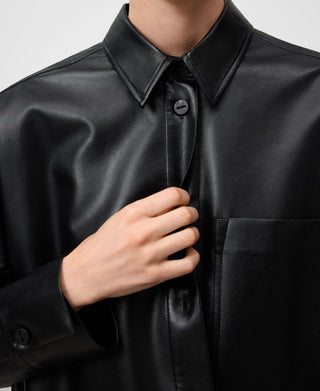 Camisa Manga Larga con Bolsillo Delantero