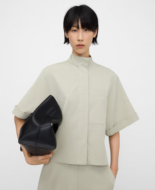 Camisa Manga Corta Cuello Tira