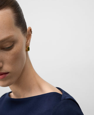 Blusa Manga Corta con Escote Barco