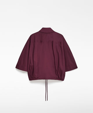 Camisa Manga Corta con Detalle Elástico