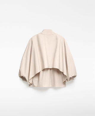 Camisa Mangas Abullonadas con Capa