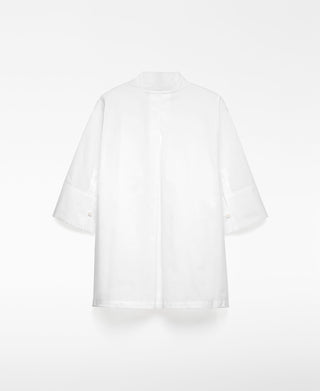 Camisa Oversize Manga Corta de Algodón