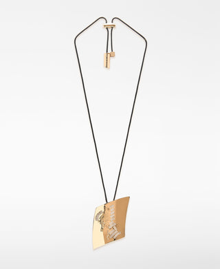 Collar Ajustable con Pieza Metálica