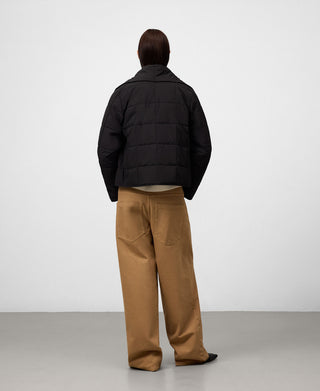 Chaqueta Acochada con Cuello Bufanda