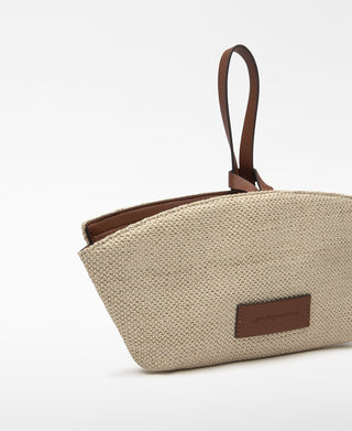 Bolso Pequeño de Mano con Logo