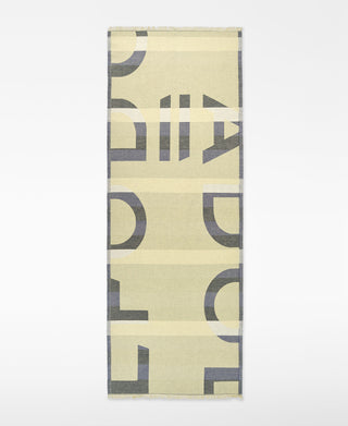 Pañuelo con Logo Estampado de Lino