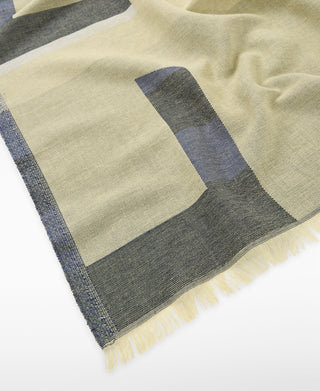 Pañuelo con Logo Estampado de Lino