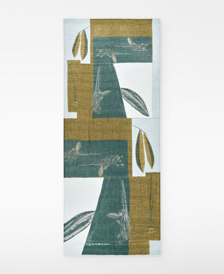 Bufanda con Logo y Estampado Floral