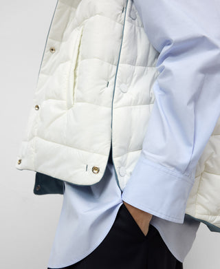 Chaleco Cuello Alto Reversible Acolchado