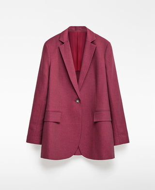 Blazer de Traje con Diseño Estructurado