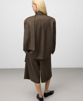 Blazer de Sastre con Cuello Bufanda