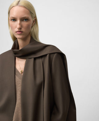 Blazer de Sastre con Cuello Bufanda