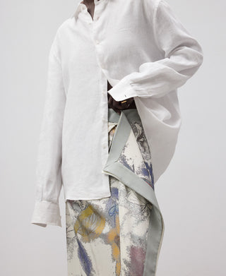 Enagua Larga con Volante Estampado