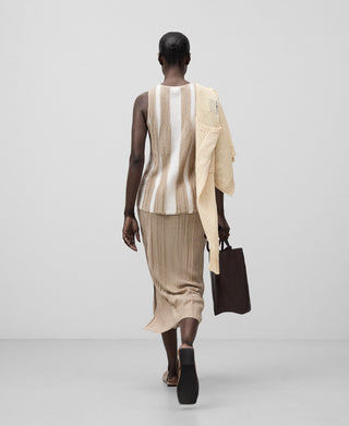 Enagua Plisada con Cintura Elástica