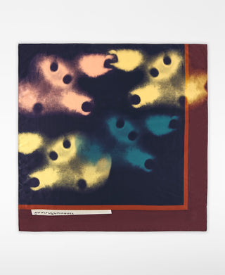 Bufanda Cuadrada con Estampado Floral