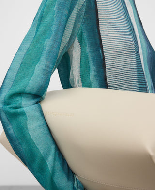 Sudadera Cuello Redondo Estampado Rayas