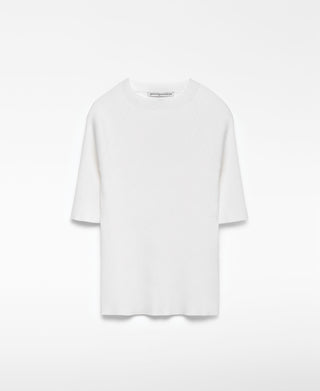Blusa Manga Corta de Canalé