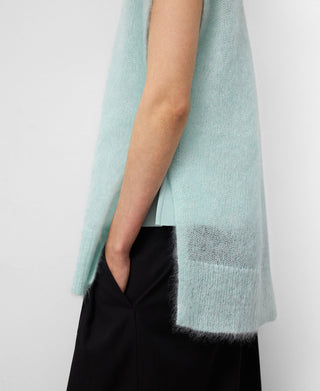 Chaleco Oversize con Detalle de Canalé